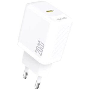 Dudao A26 GaN 20W USB-C oplader. Hvid -