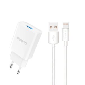 DUDAO A4EUL 10W USB oplader. Inkl USB til Lightning kabel -