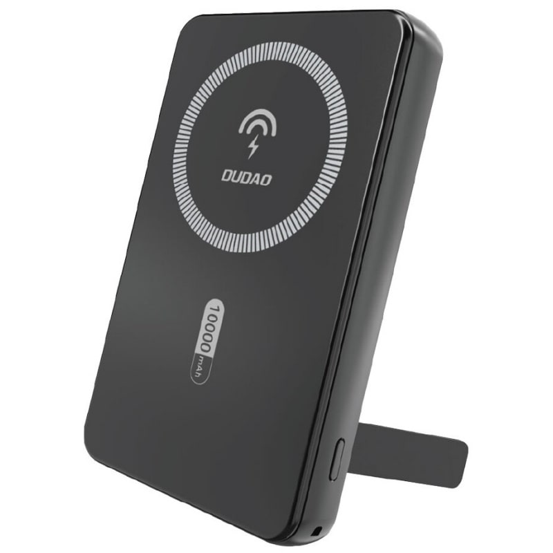 dudao-k14s-wireless-powerbank-sort DUDAO K14S+ Trådløs Powerbank på 10000mAh, 15Watt. Sort -