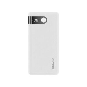 DUDAO K9Pro powerbank 10000 mAh med praktisk LED display. Hvid. -