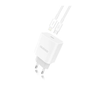 DUDAO A8SEU-1M PD 20W Quick Charge USB-C oplader & lightning kabel. -