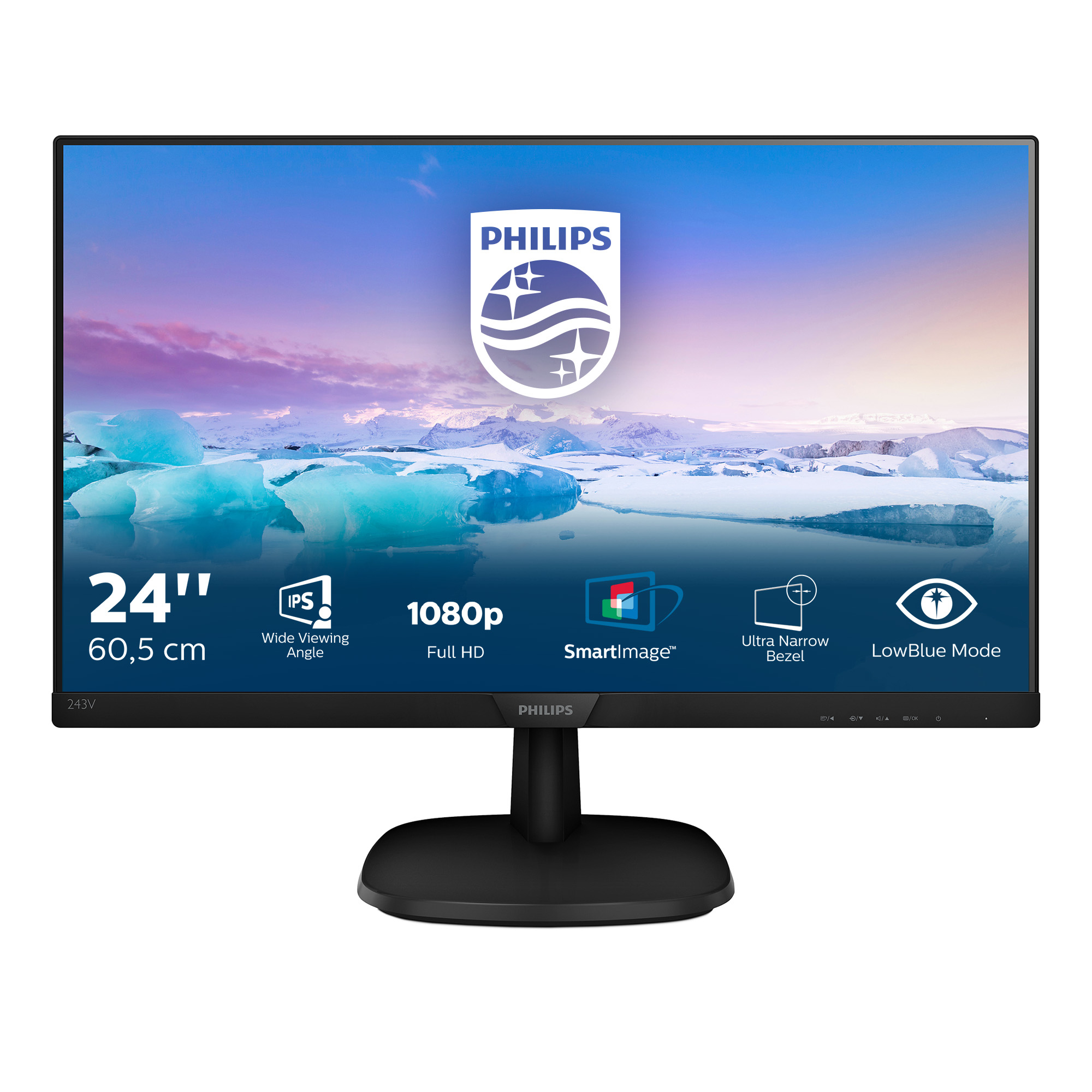 eaa45c6e62afd972837b8b1dc84b8b0e Philips V Line Full HD LCD-skærm 243V7QJABF/00 -