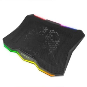 Esperanza XALOK RGB Illuminated Gaming PC cooling Pad. RGB-belysning og justerbar blæser. -