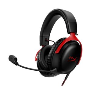 HyperX Cloud III - gaming-headset (sort-rød) -