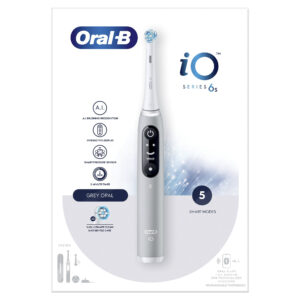 Oral-B iO 6S Voksen Vibrerende tandbørste Grå, Hvid -