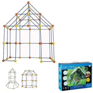 Fort Camp Byggesæt til at bygge huler til børn. 69 dele i super kvalitet. -