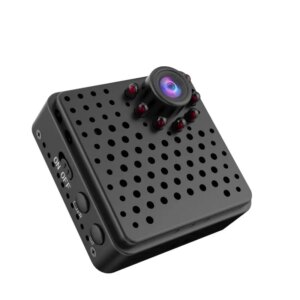 Full HD WiFi overvågningskamera med Infrarød-nattesyn. Diskret spionkamera til overvågning. -