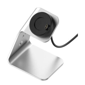 Opladestander til Garmin ure. Vivo, Fenix, Approach, Forerunner, Venu, Instinct mm. Silver. -