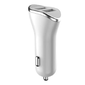 Havit Dual USB Billader til telefoner og tablets. CC8813. Hvid. -