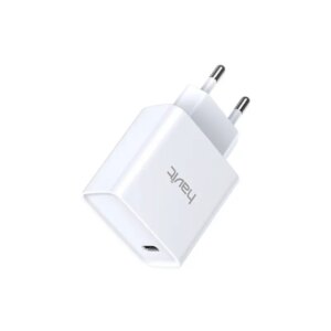 Havit HV-UC110 20W USB-C-strømforsyning. Hvid. -