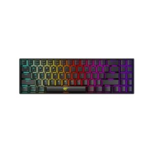 Havit KB496L Trådløst Bagbelyst Mekanisk Gaming Tastatur. Sort. -