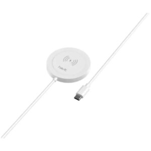 Havit W68A Trådløs MagSafe Qi Oplader. Fed wireless Magsafe charger. 15W. Hvid. -
