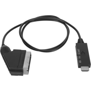 HDMI til SCART konverter med kabel. 720p/1080p - PAL/NTSC. -
