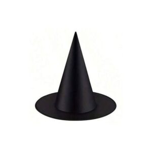 Klassisk Sort Heksehat. Den Perfekte Halloween Accessory! Onesize -