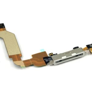 iPhone 4 dock connector flex kabel i OEM kvalitet. Hvid. -