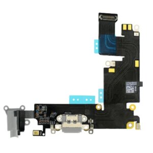 iPhone 6 Plus dock connector flex kabel i OEM kvalitet. Grå. -