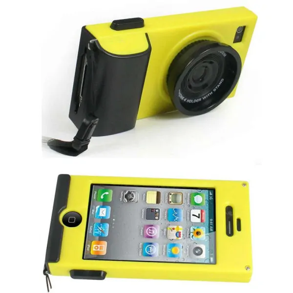icam-yellow iCam cover til iPhone 4 & 4S. Gul. -