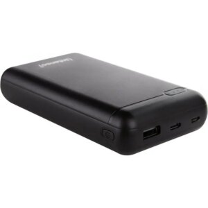 Intenso XS20000 Powerbank. Kraftig powerbank med USB-A/USB-C og 3.1 A. 20000 mAh. Sort. -