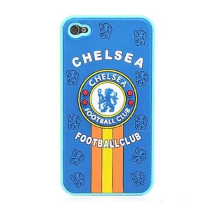 iPhone 4 / 4S Fodbold cover. Chelsea. -