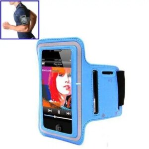 Sportsarmbånd til iPhone 5 / 5S. Blå. -