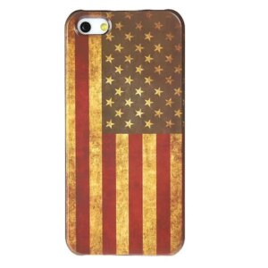 USA flag. Retro cover til iPhone 5/5S/SE. -