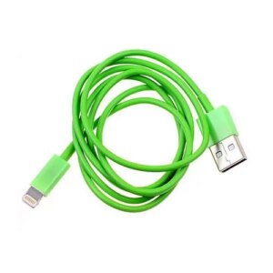 Lightning-USB Datakabel. 1 m. Grøn. -
