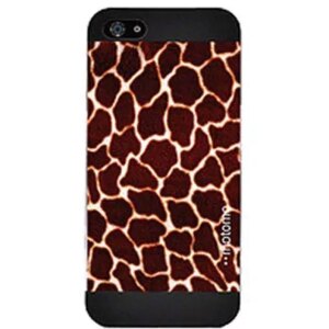 Motomo safari cover til iPhone 5/5S. Giraf. -
