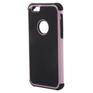 2 i 1 fodbold-mønstret cover til iPhone 6/6S. Pink. -