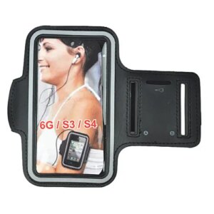 Sportsarmbånd til iPhone 7 & iPhone 8. Sort. -