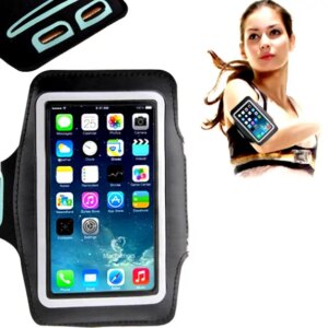 Gear4U sportsarmbånd til smartphones op til 4.7". Sort. -