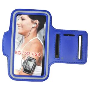 Sportsarmbånd til iPhone 6/6S, iPhone 7 & iPhone 8. Mørkeblå. -