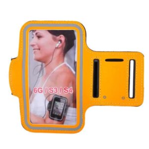 Sportsarmbånd til iPhone 6/6S, iPhone 7 & iPhone 8. Orange. -