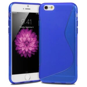S-Line TPU cover til iPhone 6 Plus/6S Plus. Blå. -