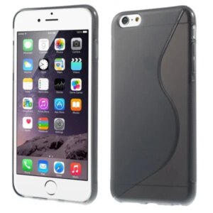 S-Line TPU cover til iPhone 6 Plus/6S Plus. Grå. -