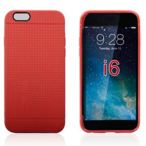 iPhone 6/6S soft TPU cover. Rød. -