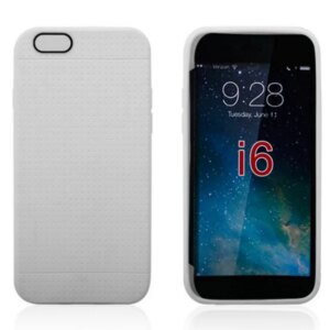 iPhone 6/6S soft TPU cover. Hvid. -