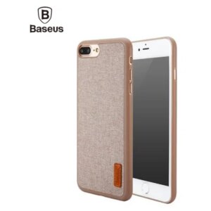 Baseus ultra slim iPhone 7 cover beklædt med vævet stof. Khaki. -