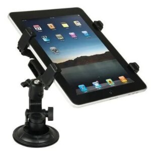 Tabletholder til iPad mm med sugekop til bilen. 360Âº rotation. -