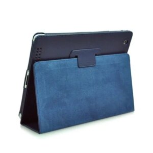 Lædertaske /-holder til iPad Air 2 & iPad Pro 9,7â. Mørkeblå. -