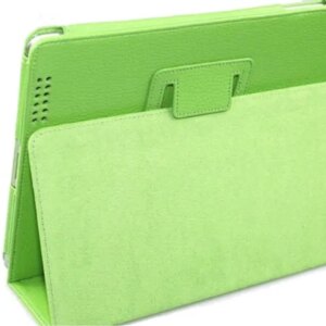 Lædertaske /-holder til iPad Air 2 & iPad Pro 9,7". Grøn. -