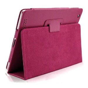 Lædertaske /-holder til iPad Air 2 & iPad Pro 9,7â. Hot pink. -