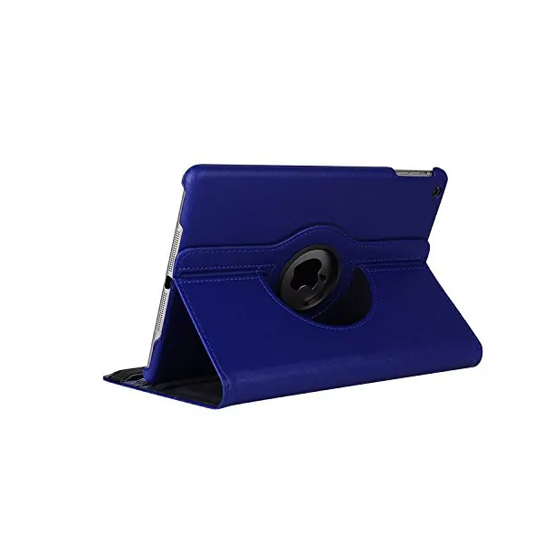 ipad-rotating-darkblue-new iPad 2 / 3 / 4 - 360° Roterende cover og stander. Mørkeblå. -