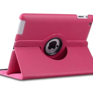 360Â° Roterende Cover Til iPad Air, iPad (2017) & (2018).Hot pink -