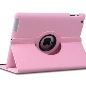 360Â° Roterende Cover Til iPad Air, iPad (2017) & (2018). Lyserød -