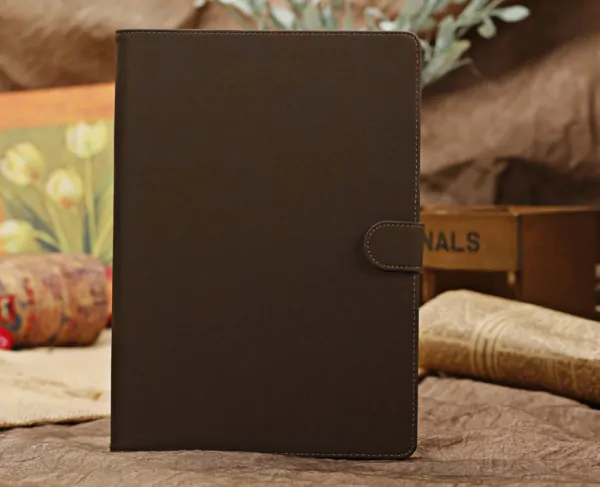 ipad-ruskind-darkbrown Lækkert ruskinds cover til iPad 2/3/4. Mørkebrun. -