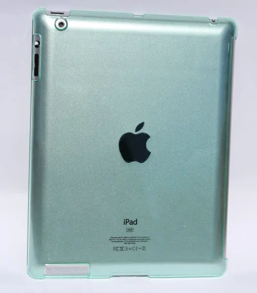 ipad3-plastcover-green iPad 2/iPad 3/iPad 4 bagcover i hård plastik. Grøn. -