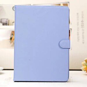 Lækkert læder cover til iPad Air, iPad (2017) & (2018). Blå. -