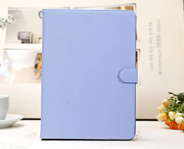 ipadair-leather-blue Lækkert læder cover til iPad Air, iPad (2017) & (2018). Blå. -