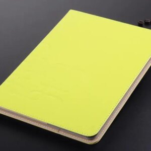 Flot "graveret" cover til iPad. Printing Grain. Limegrøn. -