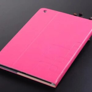 Flot "graveret" cover til iPad. Printing Grain. Pink. -